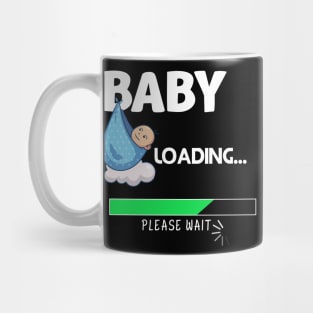 Funny baby loading wife gift idea Mug